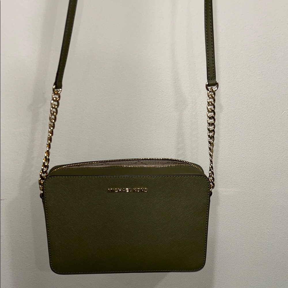Michael Kors Sage Green Crossbody Bag